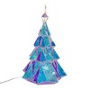 Kurt Adler 20-Inch Prelit Multifunction 200 Cool White Fairy LED Holographic Christmas Tree - 4 of 4