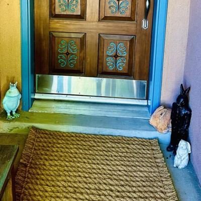 18x30 Welcome Home Coir Doormat Tan/black - Hearth & Hand™ With Magnolia  : Target