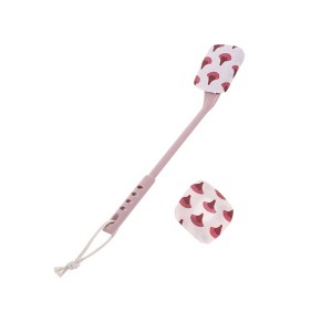 Unique Bargains Long Handle Bath Brush Body Scrubber for Bathroom 15.74"x2.75"x1.18" 1 Set - 1 of 4