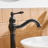 BWE Waterfall Single Hole Single-Handle Vessel Bathroom Faucet With Drain Kit in Oil Rubbed Bronze - 2 of 4