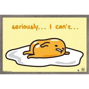 Trends International Gudetama - I Can't Framed Wall Poster Prints - 1 of 4