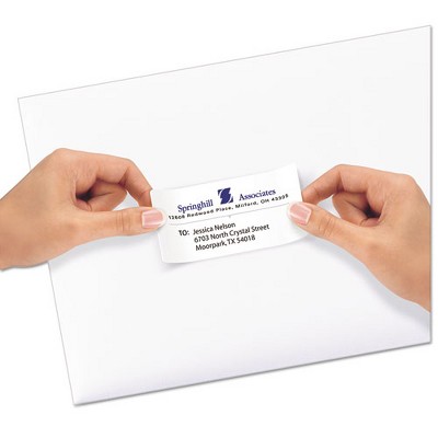White Repositionable Inkjet Shipping Labels, 2" x 4", 250 Pack