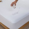 Aoibox Waterproof Split King Mattress Protector Soft Cooling Bamboo Viscose Jersey Fitted Cover for Adjustable Beds 2 Pack - 3 of 4