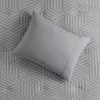 King/California King Alastair 3pc Matelasse Jacquard Comforter Set Blue - Urban Habitat - 4 of 4