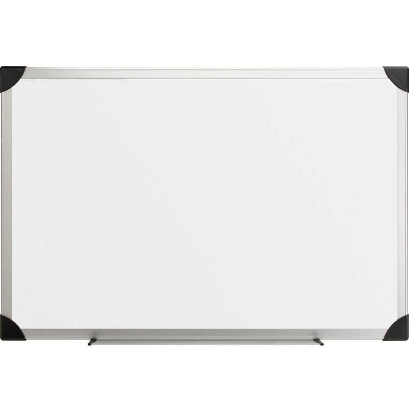Lorell Dry-Erase Board 3'x2' Aluminum Frame/White 55651, 1 of 3