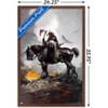 Trends International Frank Frazetta - Death Dealer 1 Framed Wall Poster Prints - 3 of 4