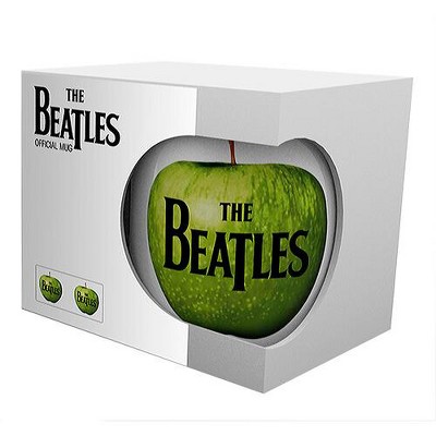 The Beatles Apple Logo White Ceramic Mug 16 oz