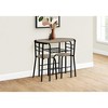 NicBex 3-Piece Storage Oval Dining Table Set & Backrest Chairs for Kitchen,Dining Room,Restaurant,Modern Dinette Set with Metal Frame - 2 of 4