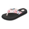 Women's Isabella Yoga Mat Floral Flip Flop - 3 of 4