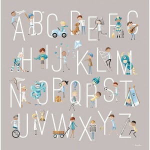 Oopsy Daisy's B is for Boys Canvas Wall Art - Size 21x21 - 1 of 1