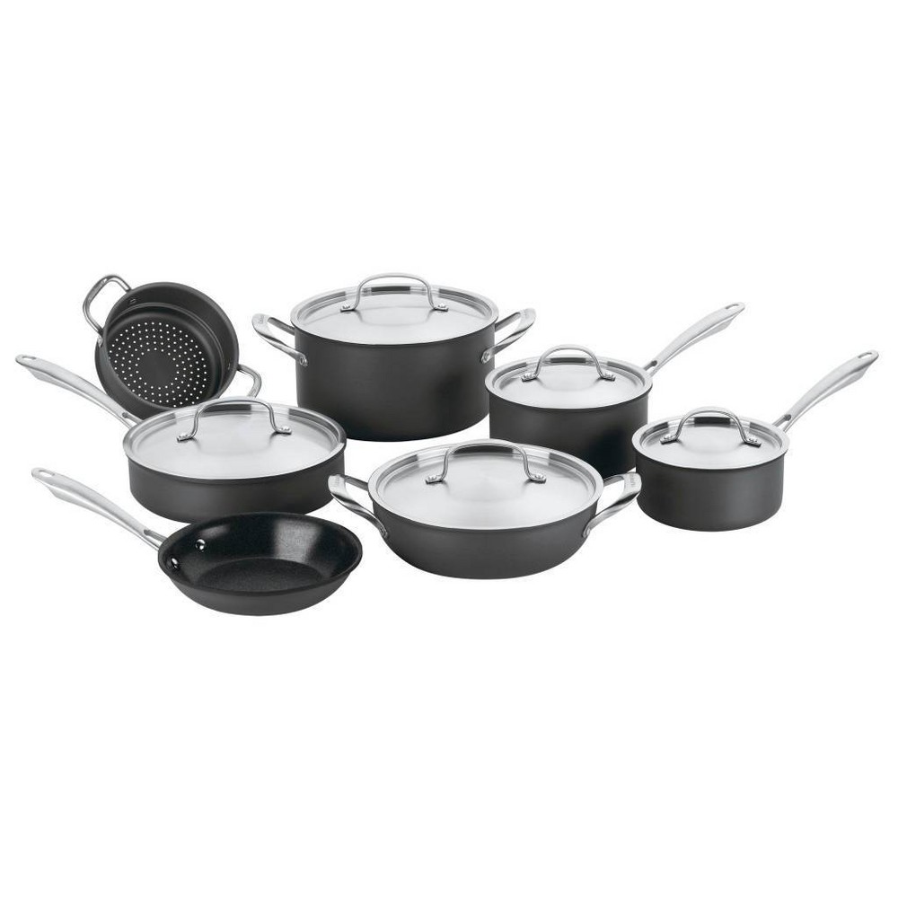 Cuisinart GreenGourmet 12pc Hard Anodized Cookware Set - GG-12