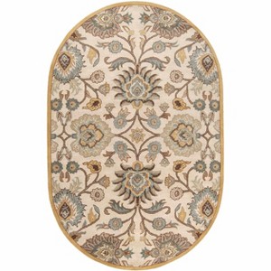 Hauteloom Caesar  Hand Tufted Tan 1012 Wool Rug - 1 of 4