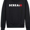 Women's - Scream - Red and White Logo Lightweight French Terry Wide Neck Long Sleeve Shirt - 2 of 4