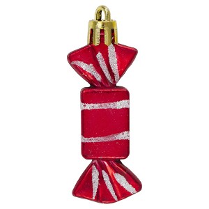 Northlight 8ct Red and White Peppermint Shatterproof Christmas Ornaments 2.25" - 1 of 3