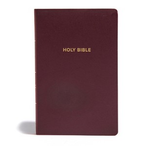 CSB Gift & Award Bible, Burgundy - by  Csb Bibles by Holman (Leather Bound) - 1 of 1