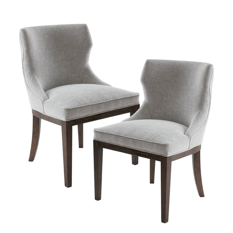 Set of 2 Hutton Dining Side Chair Gray, 1 of 10