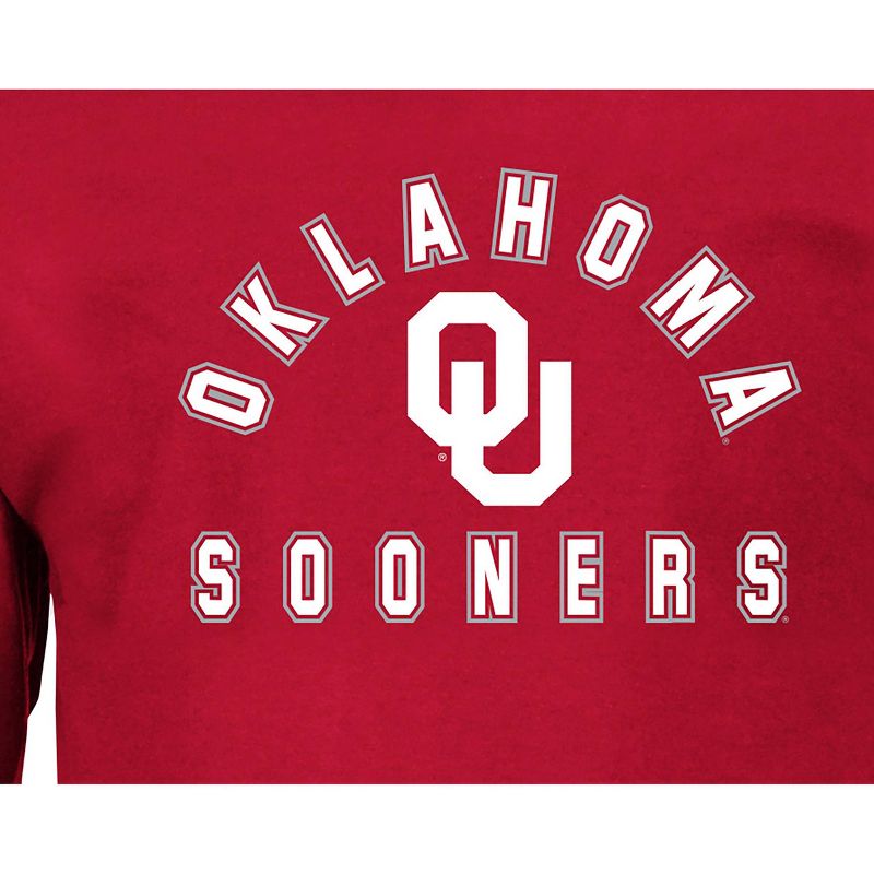 NCAA Oklahoma Sooners Men's Big and Tall Long Sleeve T-Shirt , 3 of 4