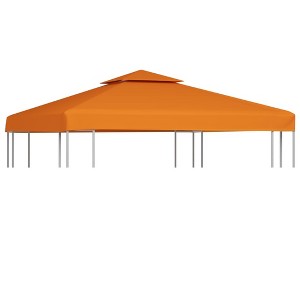 VidaXL Gazebo Cover Canopy Replacement 1 oz/ftÂ² Orange 9.8'x9.8' - 1 of 4
