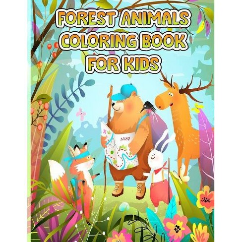 Download Forest Animals Coloring Book For Kids By Happy Coloring Paperback Target