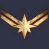 Women's Marvel Captain Marvel Star Symbol Costume T-Shirt - 2 of 4