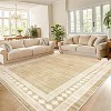 Coucheta Washable Rug Non-Slip, Stain Resistant Low Pile Rug with Border for Hallway Kitchen, Machine Washable Indoor Carpet,Multiple Sizes & Colors - 2 of 4
