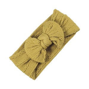 Unique Bargains Girl's Soft And Breathable Solid Bow Headbands 6.10"x3.35" 1 Pc - 1 of 4
