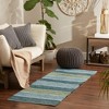 Design Imports Jadeite Color Block Cotton Chindi Rug 2Ft 3Inx6Ft - 2 of 4
