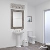 Hunter Fans 4.75" Gablecrest Wall Light Distressed White Finish - 4 Bulb Vanity for Modern Farmhouse & French Country Style - 2 of 2