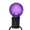 Northlight Pack of 25 Faceted LED G40 Multi-Color Christmas Replacement Bulbs - 2 of 4