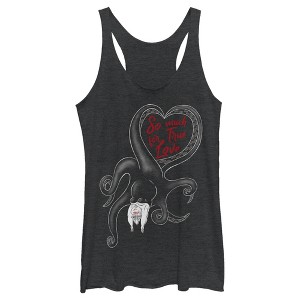 Women's The Little Mermaid Ursula The Sea Witch So Much For True Love Racerback Tank Top - 1 of 4