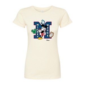 Women's - Disney - Mickey Mouse Fitted Graphic T-Shirt - 1 of 3