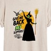 Women's - Wizard of Oz - Give Me Back My Slippers Oversized Graphic T-Shirt - 2 of 4