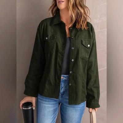 Women's Corduroy Shacket - Shewin