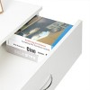 GlasFlength Utility Storage Cabinets Four Drawer Dresser with Modern Simple Design for Bedroom Living Room, White, 25.98"*13"*28.7" - 4 of 4