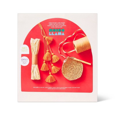 Mondo Llama - Brandclub - Crochet Rafia Basket Craft Kit Elevated