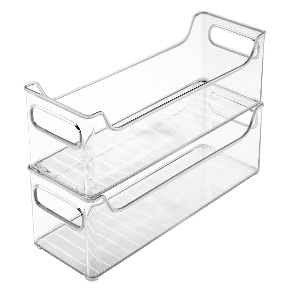 iDESIGN Plastic Fridge and Freezer Storage Organizer Bin