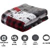 Elegant Comfort Super Soft Christmas Prints Blanket Home D¨¦cor, Warm Cozy Throws for Winter Bedding. - 2 of 4