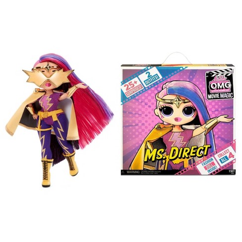 L.O.L. Surprise! O.M.G. Movie Magic Ms. Direct Fashion Doll With 25  Surprises & 2 Outfits : Target