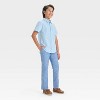 Boys' Chambray Dress Pants - Cat & Jack™ Blue - 3 of 3