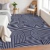 Abstract Washable Area Rug Non-Slip Throw Rug with Rubber Back, Low Pile Stain Resistant Boho Geometric Carpet for Living Room, Bedroom Dining Room - 2 of 4