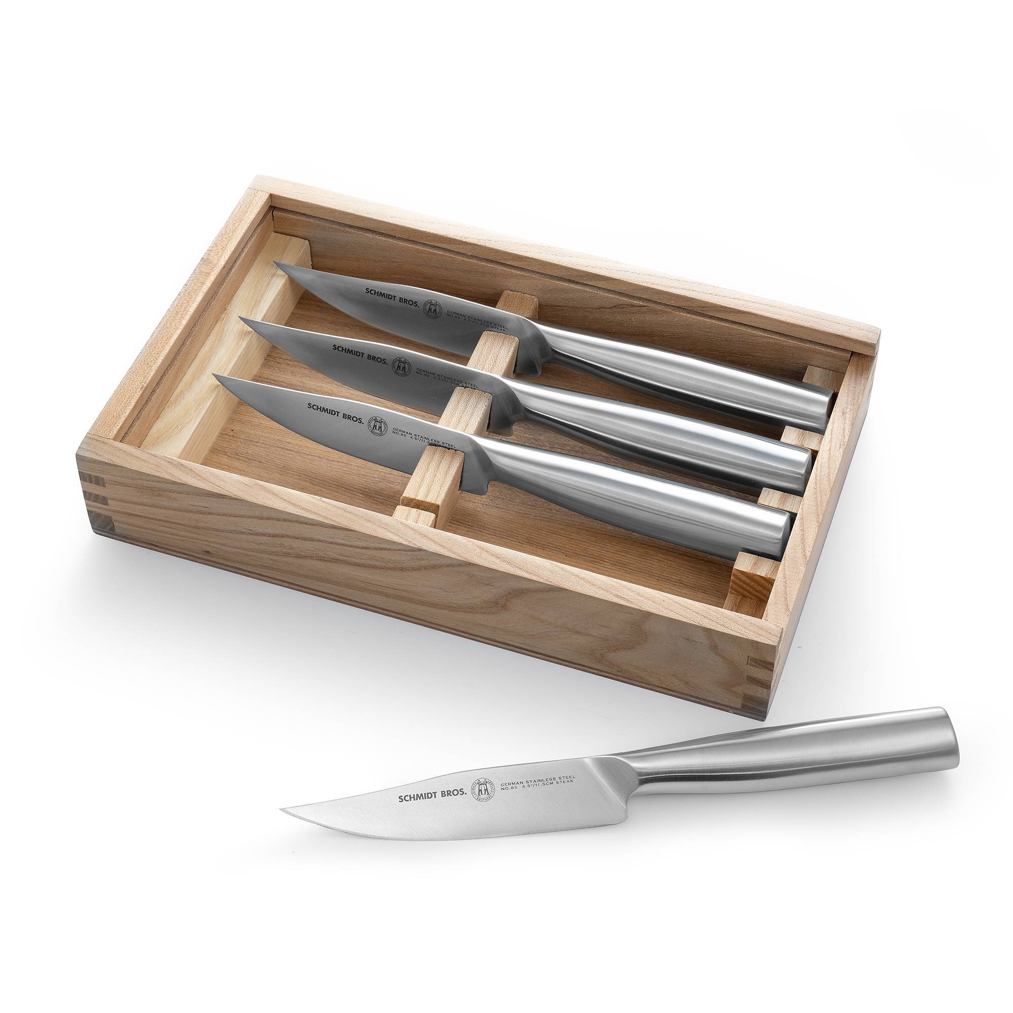 Schmidt Bros Cutlery 4pc Foundry Steak Knife Set