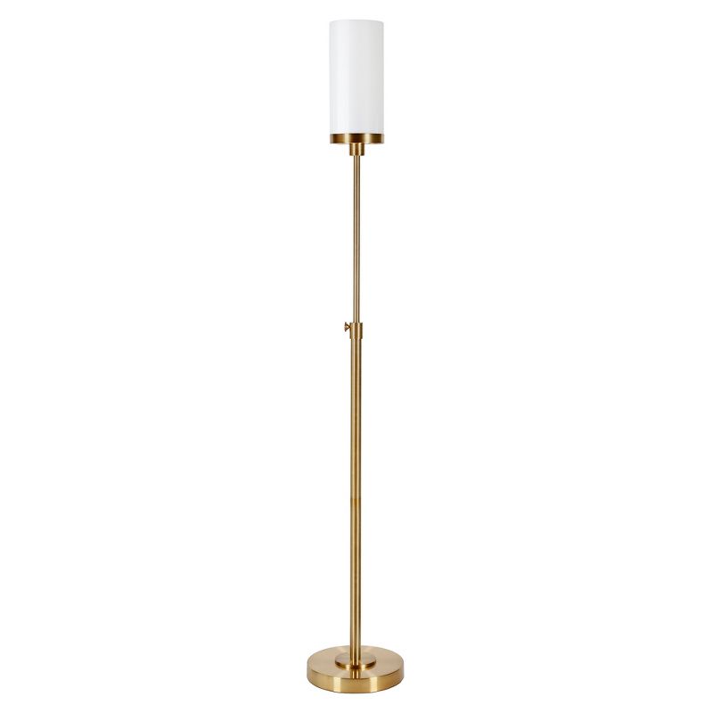 Hampton & Thyme 66" Tall Floor Lamp with Glass Shade, 1 of 10
