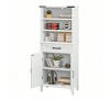 Modern Large Storage Cabinet 58 in Tall Bathroom Storage Cabinet With Doors And Shelves Floor Cabinet Bathroom - 2 of 4