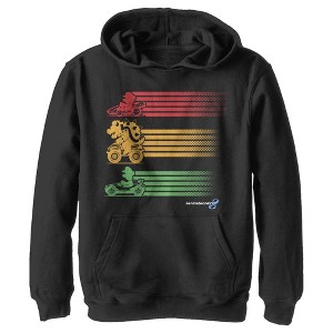 Boy's Nintendo Color block Racers Pull Over Hoodie - 1 of 4