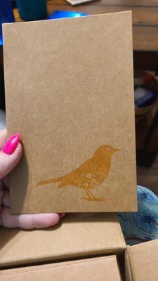 36 Pack Bird Design Blank Cards and Envelopes 4x6 for All Occasions,  Birthday, Thank You, Kraft Paper Notecards