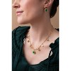 Alex and Ani Malachite Drop Earrings - 3 of 4