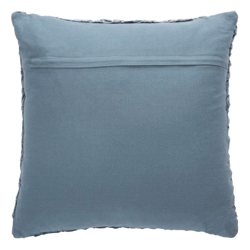Nory Pillow - Dusty Grey Blue - 18" x 18" - Safavieh ., 4 of 5
