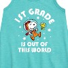 - Peanuts - 1st Grade Is Out Of This World Graphic Sleeveless Aline Dress - 2 of 4