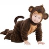 Joyfy Halloween Monkey Costume Toddler, Kids Monkey Costume with Banana for Baby Halloween Dress Up Party - 4 of 4