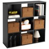 JIONJOY 9 Cube Storage Organizer – 36 Inch Tall Vertical Bookshelf with Removable Back Panels, Heavy-Duty Open Shelving - 2 of 4